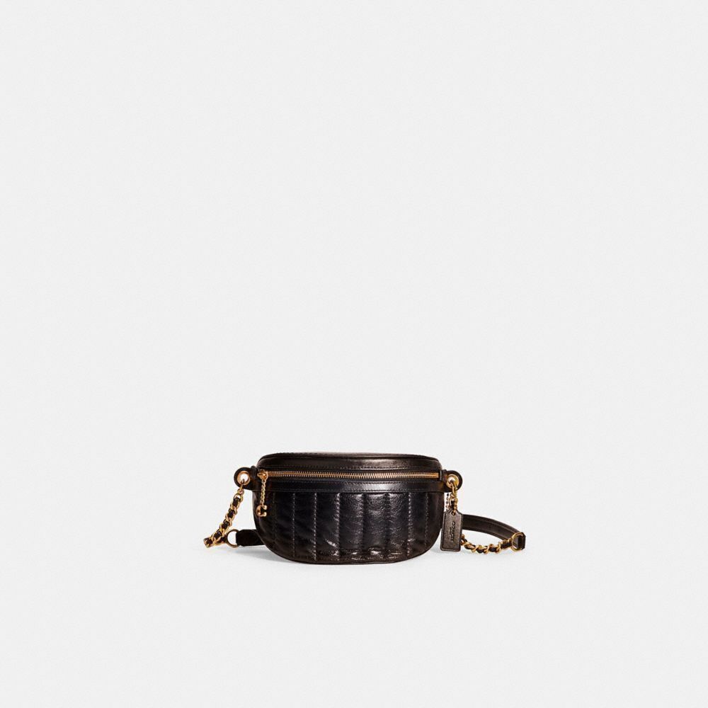 Coach Restored Chain Belt Bag With Quilting